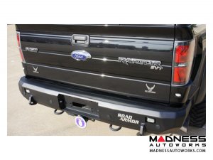 Ford F-150 Stealth Rear Winch Bumper - Texture Black WARN M8000 Or 9.5xp